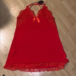 Brand new Red lace Slip
